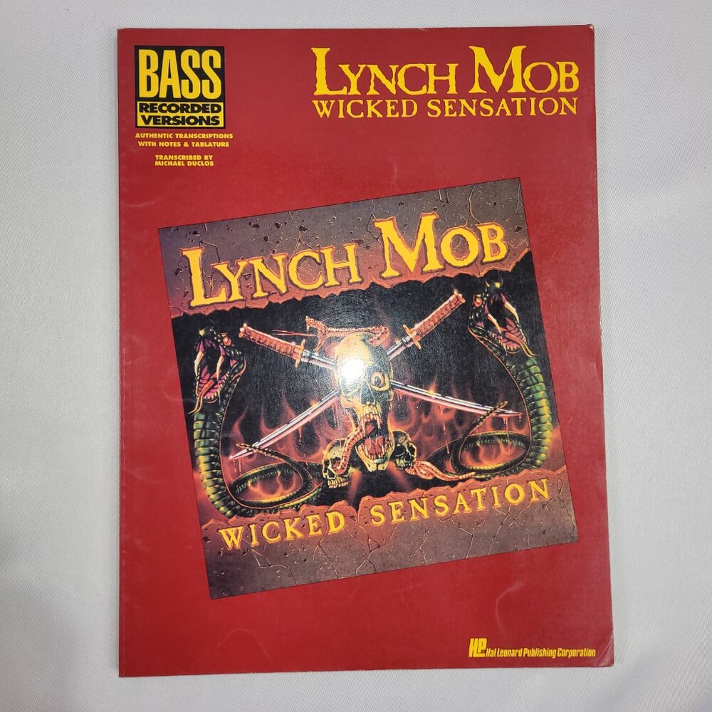 Lynch Mob Wicked Sensation Vocal Piano Guitar Lyrics Music Song Book
